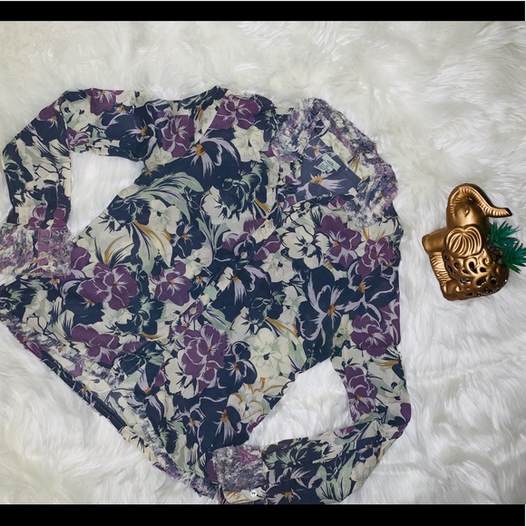 Odille Anthropologie floral button down blouse - Picture 8 of 14